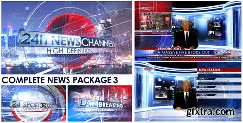 Videohive Broadcast Design - Complete News Package 3 2952872 (SFX Included)