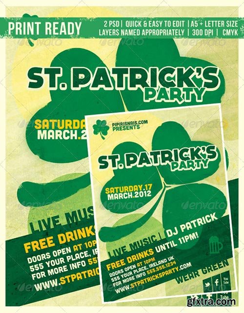 GraphicRiver - St. Patrick\'s Party 1631194
