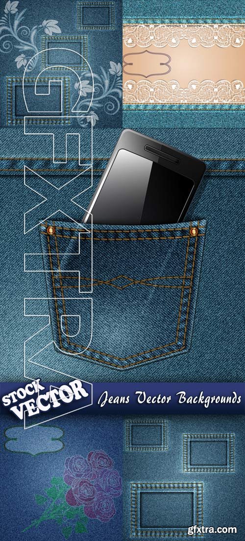 Stock Vector - Jeans Vector Backgrounds