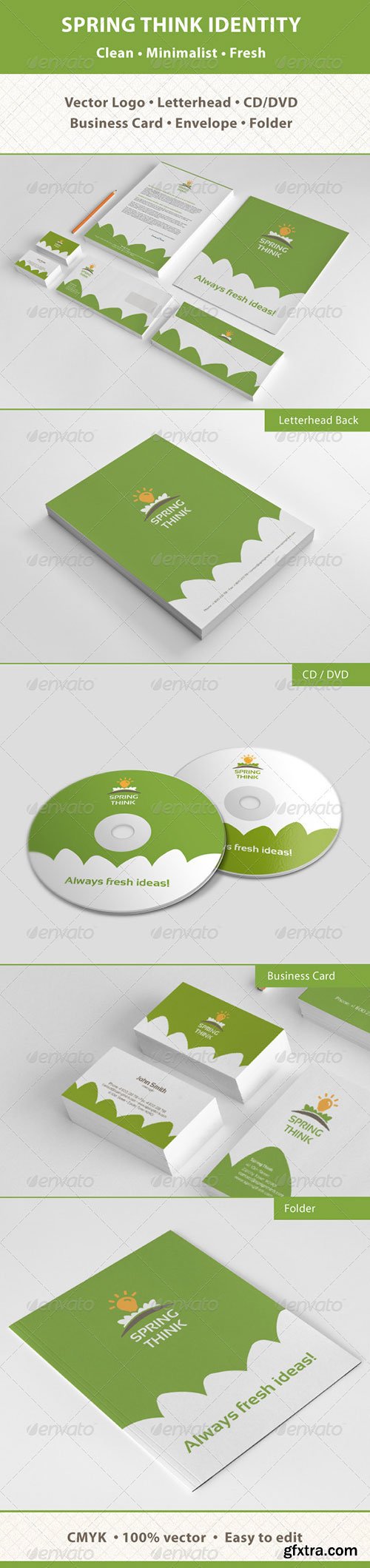GraphicRiver - Spring Think Fresh Business Corporate Identity