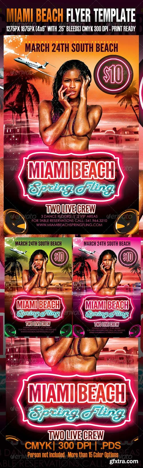 GraphicRiver - Miami Spring Fling Template