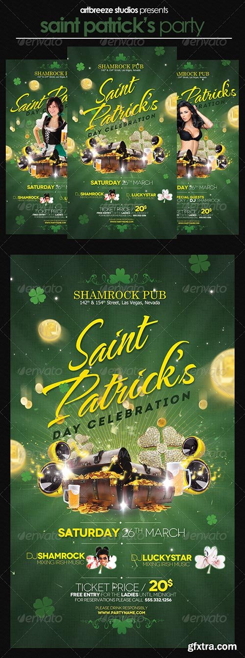GraphicRiver - St. Patricks Flyer 3951723