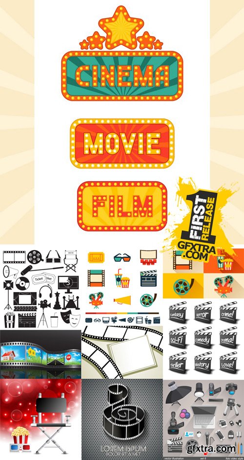 Cinema, Movie, Film, 25xEps