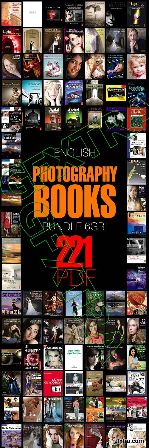 English Photography 221 Books Bundle 6 GB!