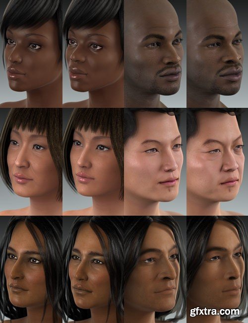 DAZ3D Ethnicity for Genesis Bundle