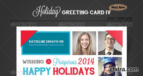 Graphicriver - Photo Collage Holiday Greeting Card - 5505083