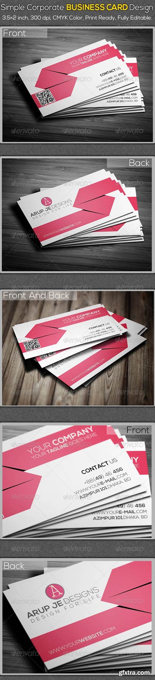 GraphicRiver - Simple Corporate Business Card Design 6925191