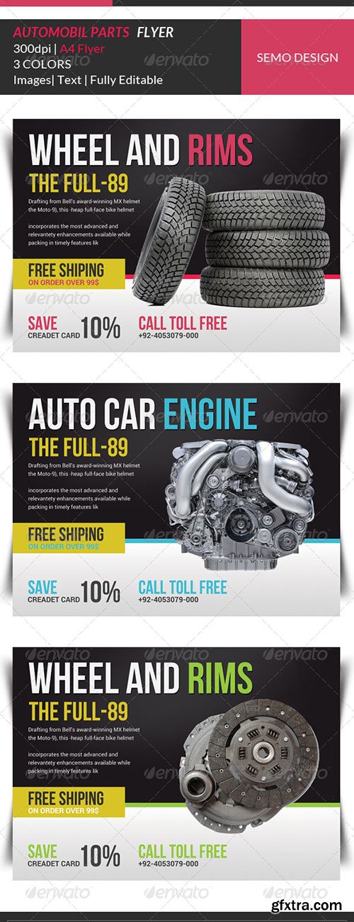 GraphicRiver - Automobile Business Flyer Template