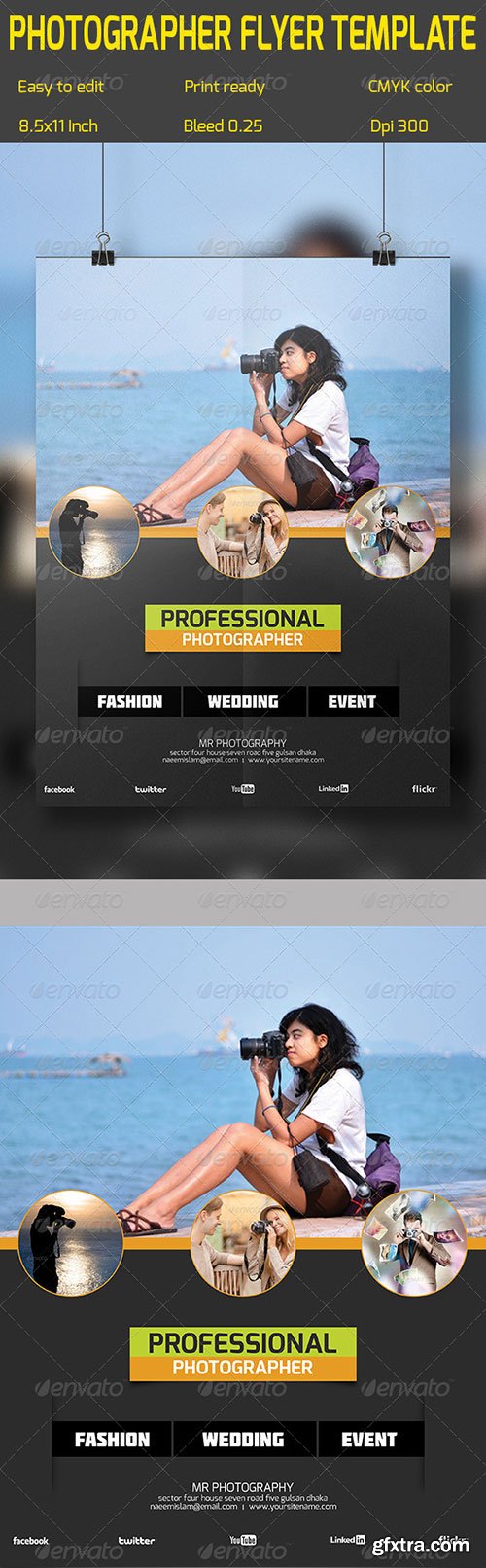 GraphicRiver - Photographer Flyer Template 6901548