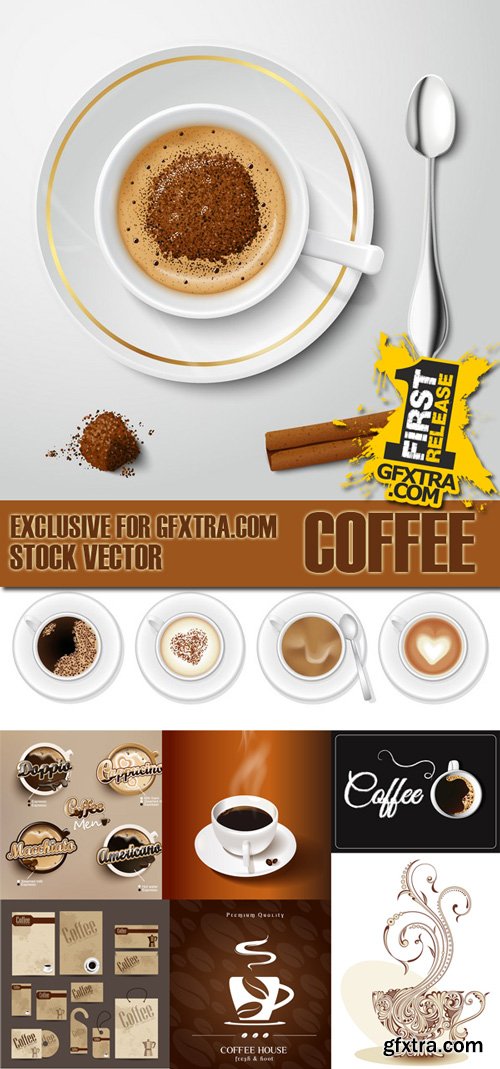 Shutterstock - Coffee, 25xEps