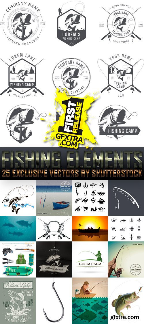 Fishing Elements 25xEPS
