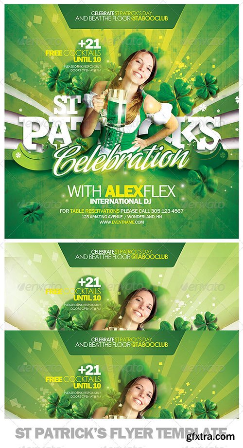 GraphicRiver - St Patricks Day Flyer Template 1603407