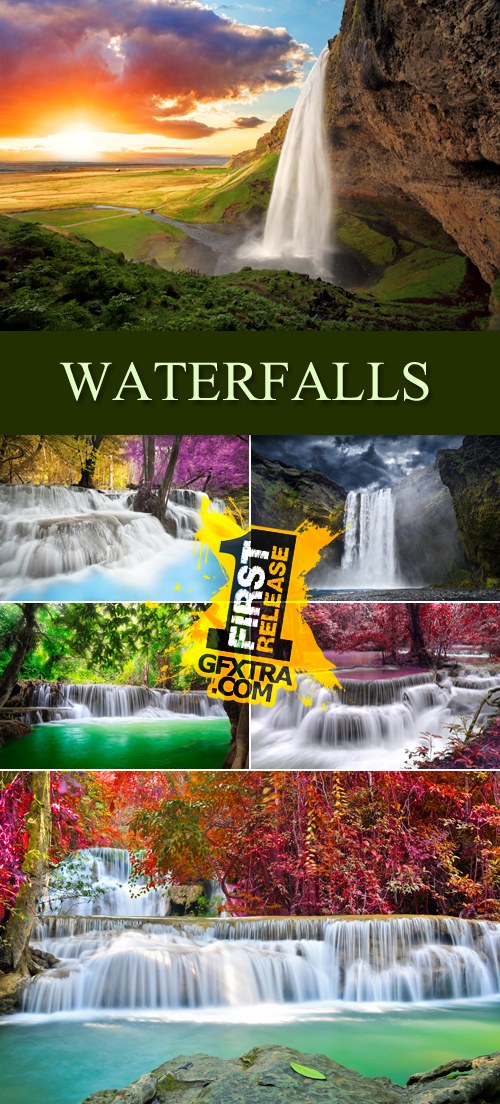 Stock Photo - Amazing Waterfalls