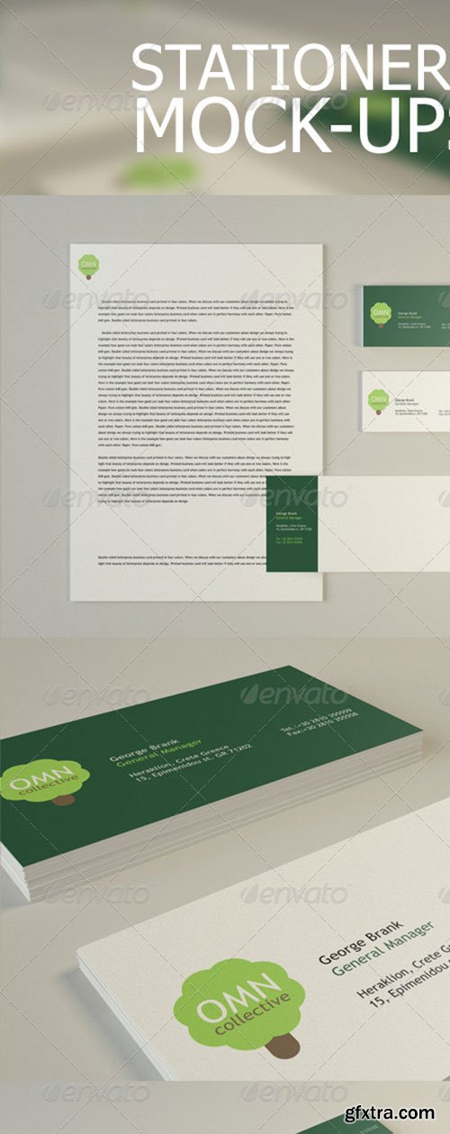 GraphicRiver - Stationery Mock Up 2831566