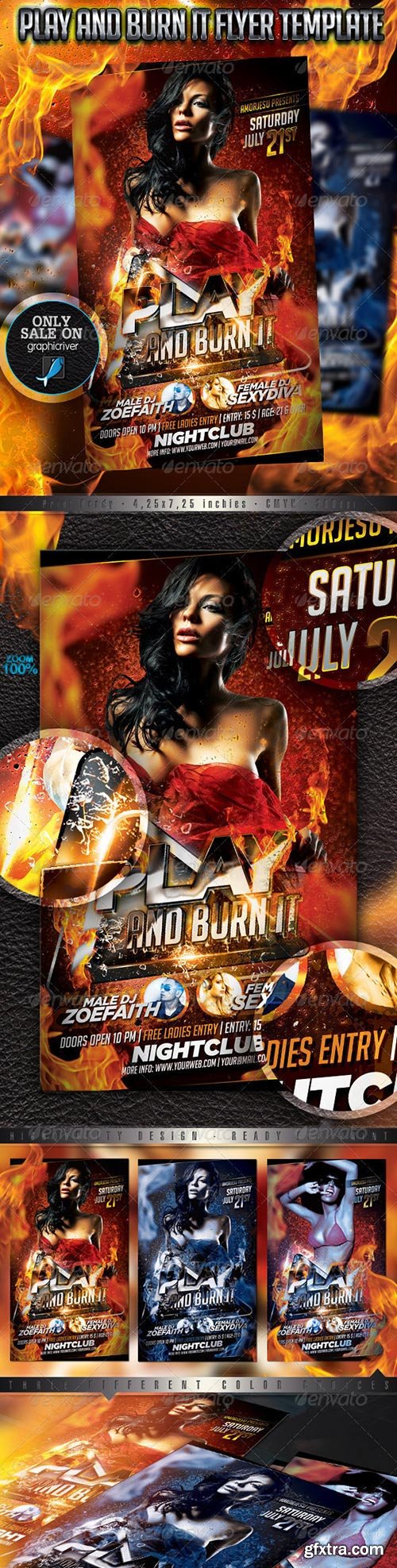 GraphicRiver - Play And Burn It Flyer Template 2642382