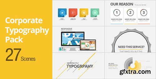 Videohive Corporate Typography Pack 5006143