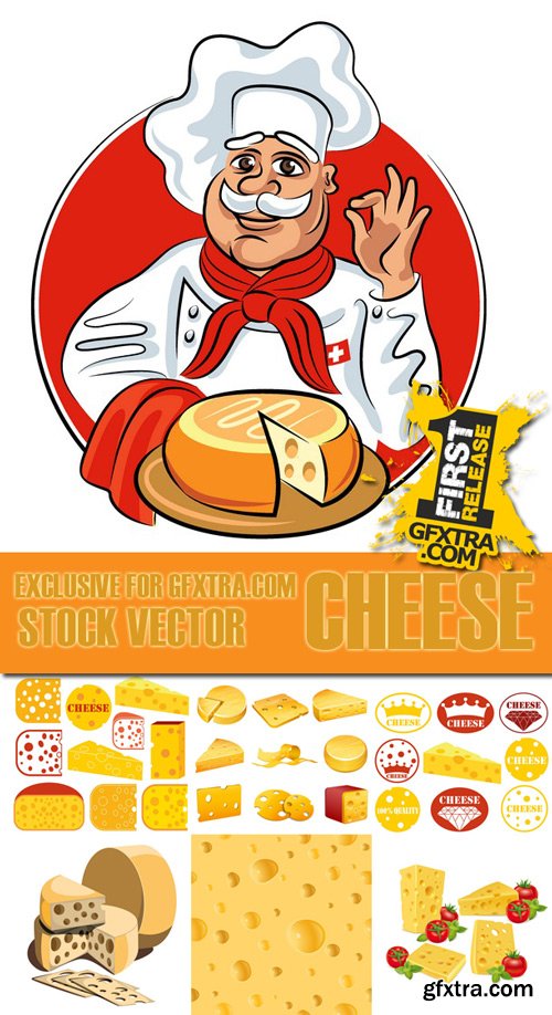 Shutterstock - Cheese, 25xEps