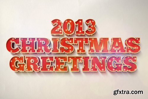 3D Christmas Text Effects 5