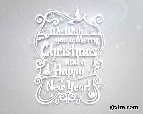 3D Christmas Text Effects 6
