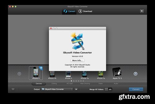 iSkysoft Video Converter 4.0.0 (Mac OS X)