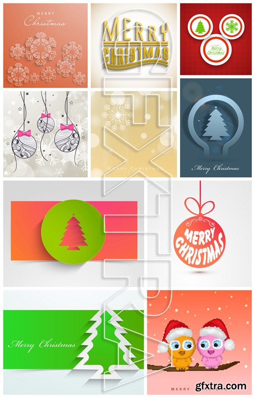 Christmas Backgrounds Vector Collection 2