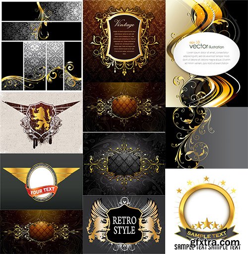 Gold Vector Pack 2