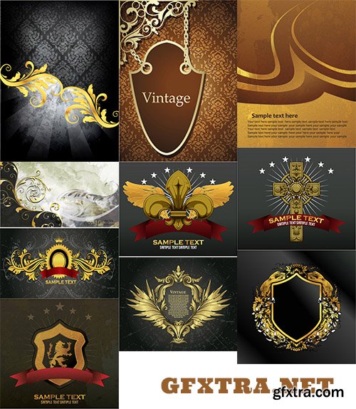 Gold Vector Pack 3