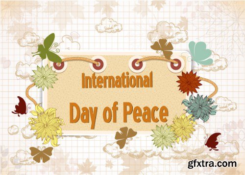International Day of Peace Vector Pack 3