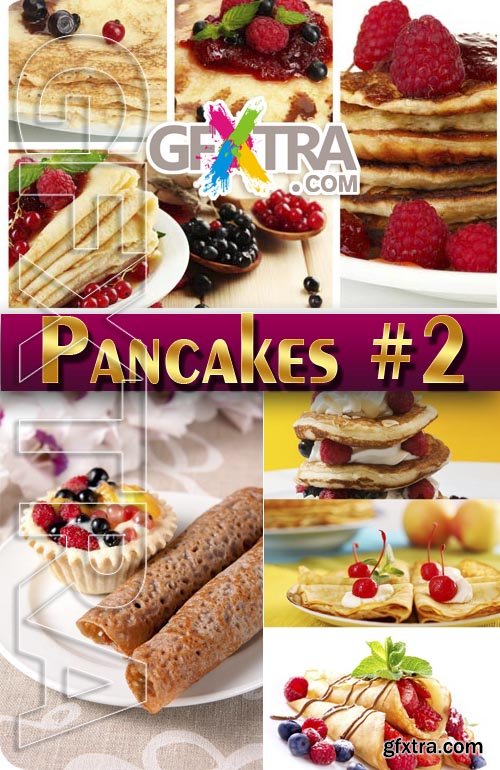 Pancakes and sweets #2 - Stock Photo