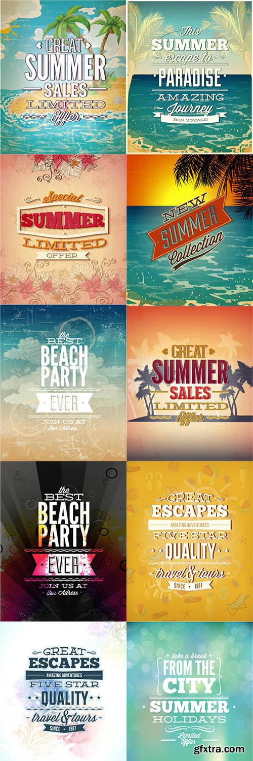10 Summer Vector Collection 8