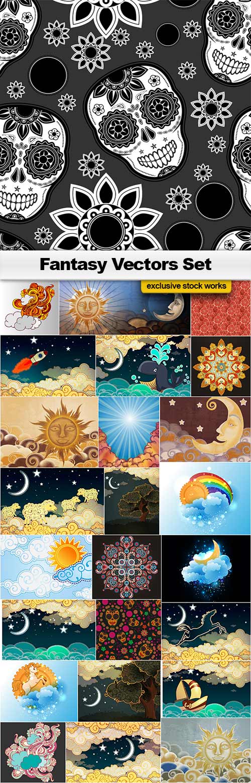 Fantasy Vectors - 25x EPS