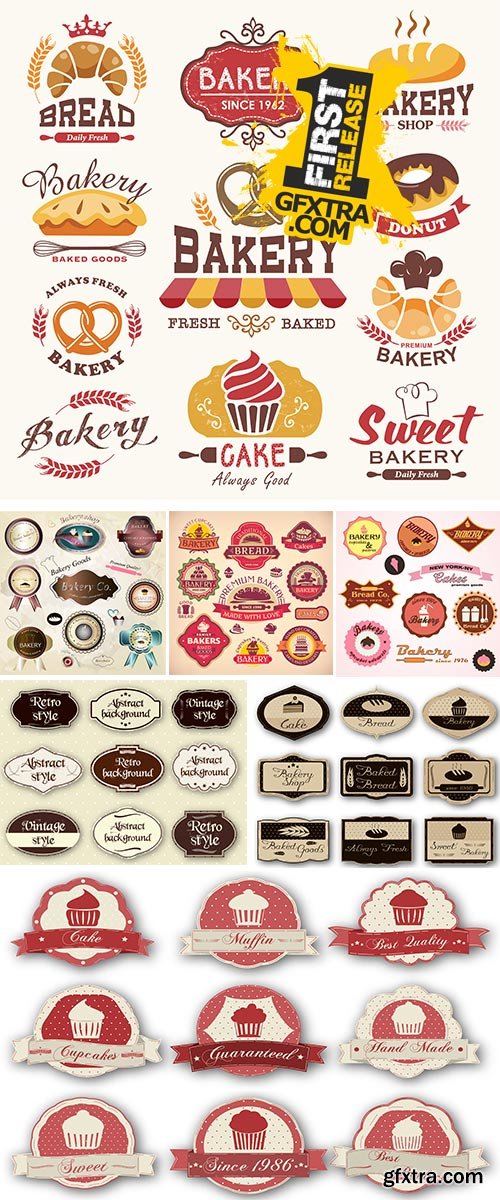 Stock: Vintage Cupcake Set