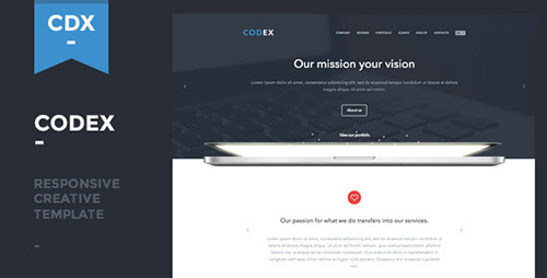 ThemeForest - Codex - Responsive Creative One Page Template - RIP