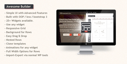 CodeCanyon - Awesome Builder v1.2 - Drag & Drop Page Builder