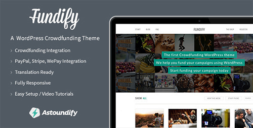 ThemeForest - Fundify v1.7.2 - The WordPress Crowdfunding Theme
