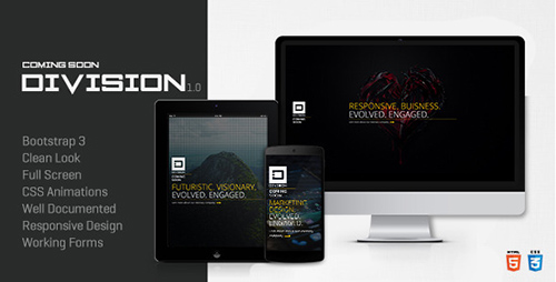 ThemeForest - Division - Responsive Coming Soon Template - RIP