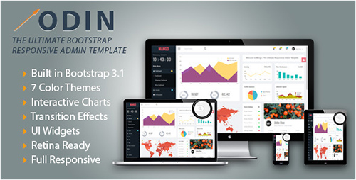 ThemeForest - Odin - The Ultimate Responsive Admin Template - RIP