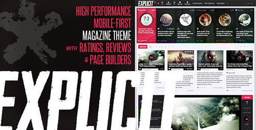 ThemeForest - Explicit v1.3 - High Performance Review/Magazine Theme
