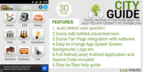 CodeCanyon - City Guide Android Application v2.0