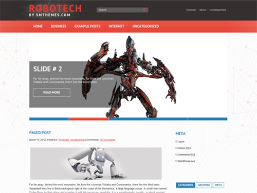 Robotech - Theme For WordPress
