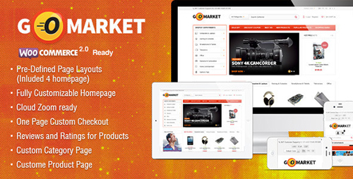 ThemeForest - WooCommerce Supermarket Theme - GoMarket v1.0.1
