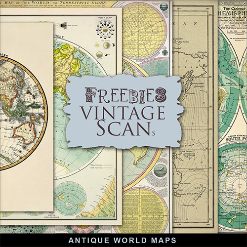 Textures - Antique Map 2014 Vol.9