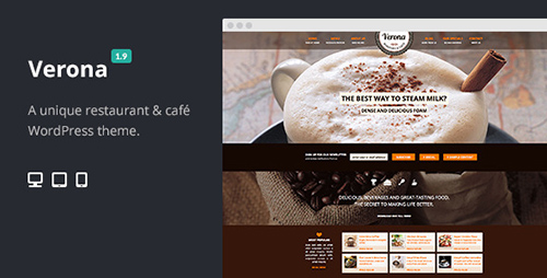ThemeForest - Verona v1.7 - Restaurant Cafe Responsive WordPress Theme