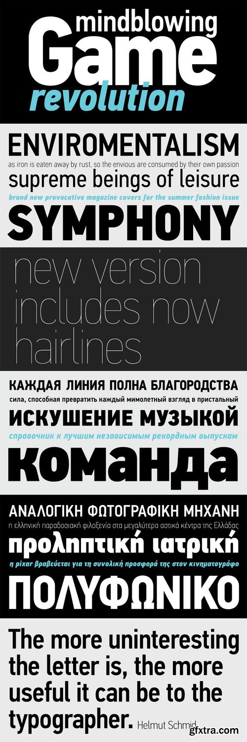 PF Din Text Condensed Pro Font Family - 14 Fonts for €595.00