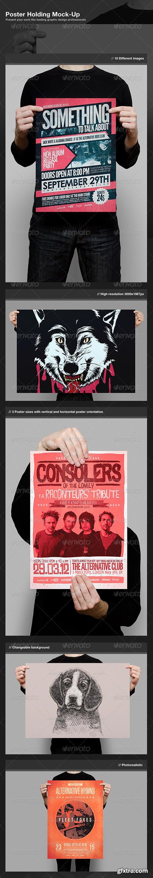 GraphicRiver - Poster Holding Mock-Up 2772254