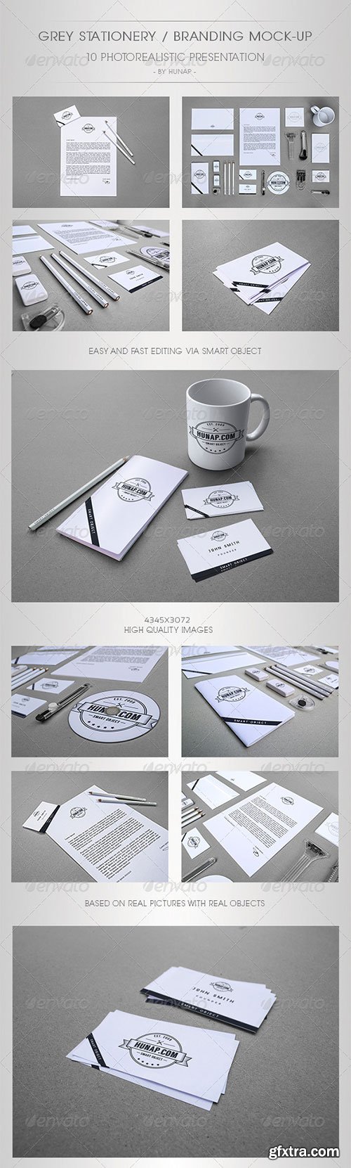 GraphicRiver - Grey Stationery/Branding Mock-Up 5410084