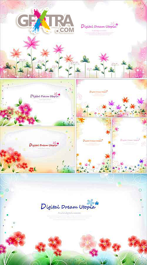 Floral backgrounds #02