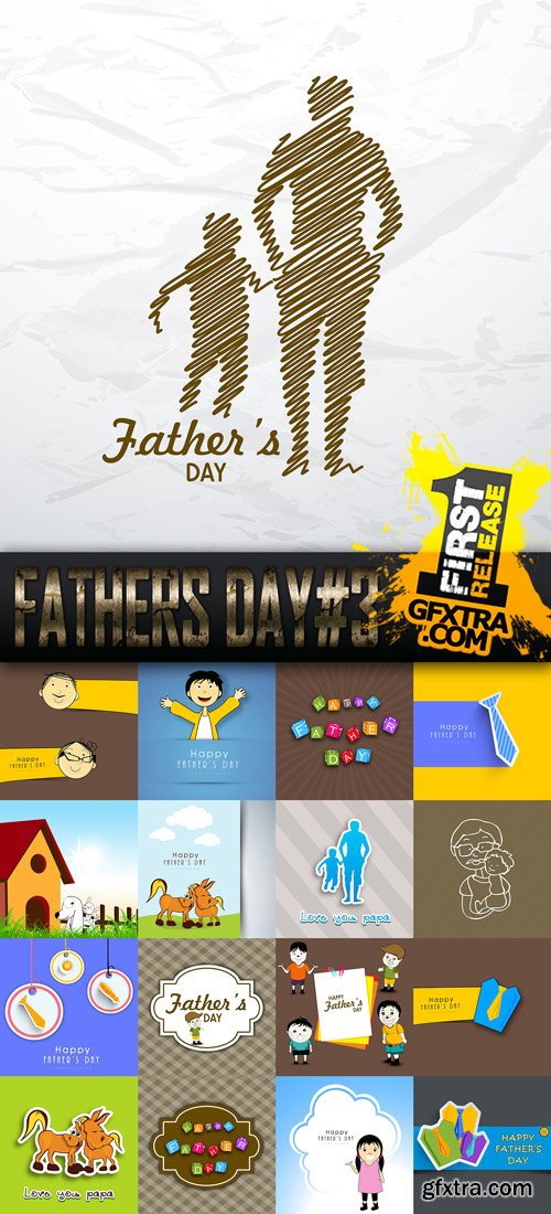 Fathers Vector Pack 3