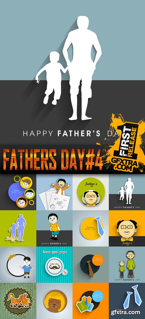 Fathers Vector Pack 4