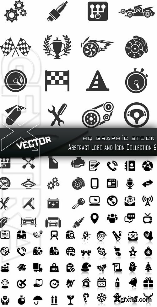 Stock Vector - Abstract Logo and Icon Collection 6